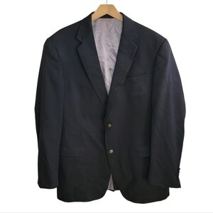Hart Schaffner Marx | Black Two Button Blazer Size 44L Long